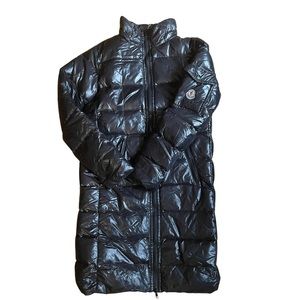 MONCLER Long Black Puffer Coat